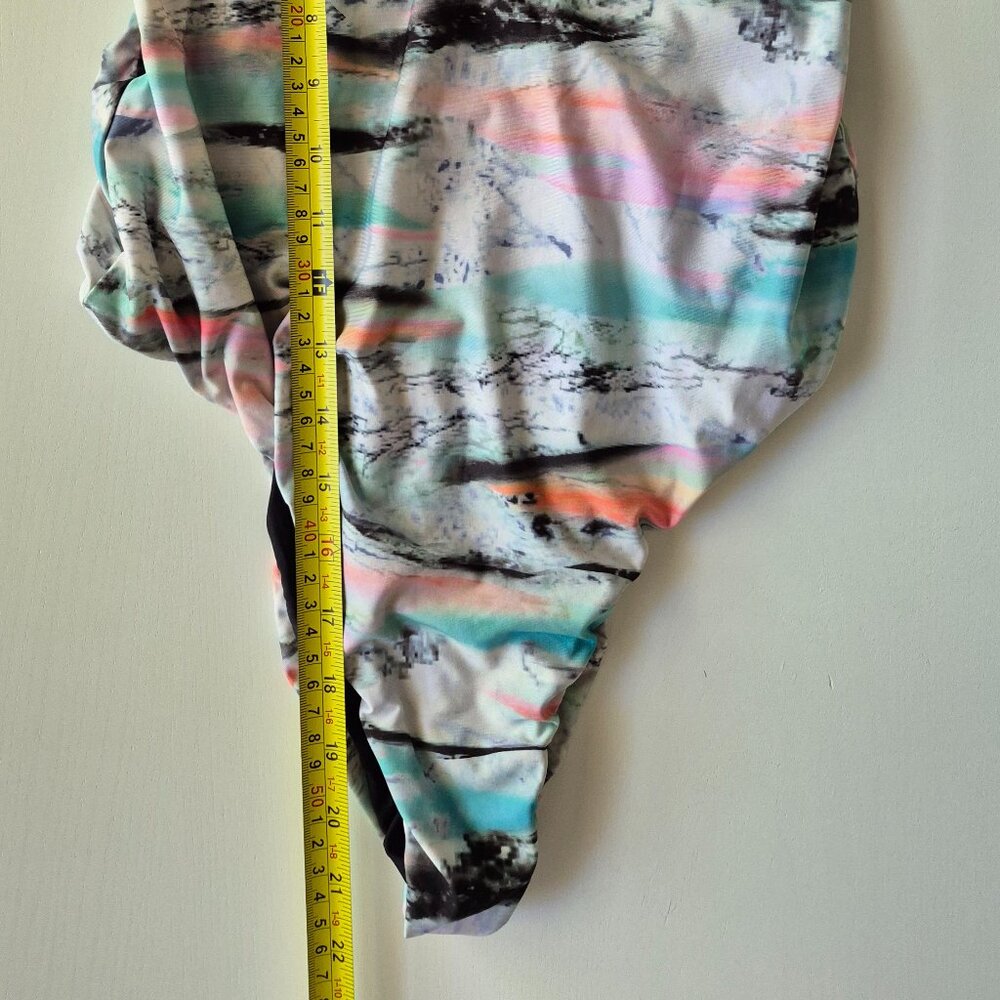 High Cut Multi-Color One Piece Bathing Suit - Picture 7 of 10